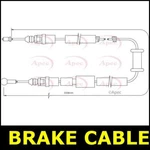 Handbrake Cable Parking Rear Left Right Master 130BHP 2.3 12- On CHOICE2/2 Apec. Fixed Price $39.72.