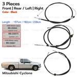 Front Rear Parking Hand Brake Cable Fits Mitsubishi Mighty Max L200 1987 - '95. Fixed Price $99.50.
