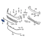 For Kia Sportage 2023-2025 86529DWEA0 Front License Plate Bracket. Fixed Price $103.03.
