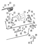 Genuine Mopar Parking Brake Cable Front 68090562AA. Fixed Price $32.98.
