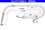 For Ate 24.3727-0244.2 Cable, Parking Brake. Fixed Price $38.40.