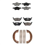 Front Brake Pads Rear Parking Shoes Kit Ford Escape 2005-2010 OEJ4. Fixed Price $70.84.