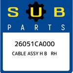 Subaru Cable Assy Rh 26051CA000, New Genuine Oem Part. Fixed Price $41.47.
