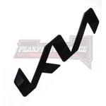 1PC 2010-2021 For Kia Front Hood / Rear Tailgate Emblem Nameplate Sticker Black. Fixed Price $17.59.