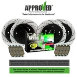 Front/rear Drill/slot Rotors+ceramic Pads For 07-14 Charger Challenger SRT8 Only. Fixed Price $249.99.