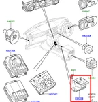 Genuine Land Rover Discovery 4 Parking Brake Switch LR039618/LR071958. Fixed Price $86.20.