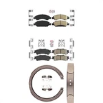 Front Brake Pads Rear Parking Shoes Kit For Chevrolet Silverado 1500 Classic 200. Fixed Price $124.47.