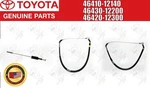 Toyota Genuine Corolla AE86 Cable Assy Parking Brake Left & Right Center Set. Fixed Price $86.00.