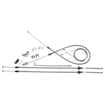 Parking Brake Cable Kit Complete With Intermediate 1972-74 Dart Valiant Oe Steel. Fixed Price $135.00.
