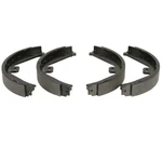 Hella 355050081 Rear Parking Brake Shoe Set For Mercedes-benz GLK350, E350. Fixed Price $42.52.