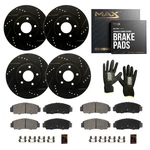 Front & Rear Drilled Slotted Rotors + Pads For 2006-2010 Impala Monte Carlo. Fixed Price $245.46.