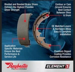 Raybestos ELEMENT3 1023PG Rear Parking Brake Shoes Ford F-150 2012-2018 New. Fixed Price $20.00.