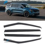 Fits 22-26 Kia Carnival Tape-on Smoke Window Visors Vent Rain Guards Deflectors. Fixed Price $28.90.