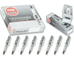 8 Pc Ngk 3346 BR7EF V-power Spark Plugs For EBC004021 1765245 Ignition Wire Lx. Fixed Price $29.75.