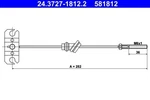 Ate Parking Brake Cable For Mazda 323 Vi S 626 Iv MX-6 CC29-44-150. Fixed Price $29.17.