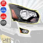 2016-22 Ford Transit 150/250/350/350HD Passenger Black Headlight W/ Bulbs Rh. Fixed Price $69.00.