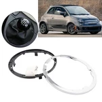 2X Gear Shift Stick Lever Knob Boot Gaiter Ring Kit Replace For Fiat 500C 07-15. Fixed Price $13.70.