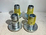 Set Of Moss Motors Mgb Front & Back Rh Wheel Hubs 264-870/880 267-720/730. Fixed Price $329.95.