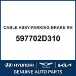 2000-2006 Hyundai Elantra Cable Assembly-parking Brake Oem New 597702D310. Fixed Price $227.60.