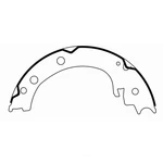 Rr Parking Brake Shoes Centric Parts 111.09710. Fixed Price $44.91.