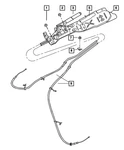 Genuine Mopar Parking Brake Bracket 52128391AF. Fixed Price $8.44.