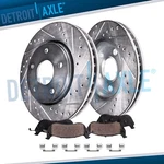 345MM Front Drilled Rotors Brake Pads For Dodge Charger Magnum Chrysler 300. Fixed Price $118.90.