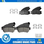 Front Rear Ceramic Brake Pads W/hardware For Hyundai Santa Fe XG350 2001-2006. Fixed Price $41.88.