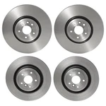 Brembo Front 350MM And Rear 325MM Coated Brake Disc Rotors Kit For Jaguar Xe Xf. Fixed Price $440.96.