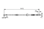 Bosch 1 987 477 856 Cable, Parking Brake For Mercedes-benz. Fixed Price $26.42.