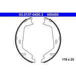 Ate 650450 Original Brake Shoe For 99-09 Volvo S60 S80 V70 XC70. Fixed Price $52.67.