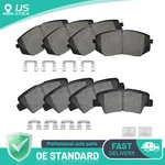 Front And Rear Ceramic Disc Brake Pads For Hyundai Sonata Kia Cadenza Soul Ev. Fixed Price $38.76.