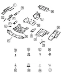 Genuine Mopar Nut 6503194. Fixed Price $5.46.