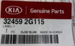Kia Genuine Parts 32459-2G115 Label Lot Of. Fixed Price $19.92.