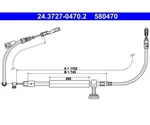 Cable Pull, Parking Brake Ate 24.3727-0470.2. Fixed Price $57.91.