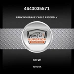 Genuine 2010-2024 Toyota 4RUNNER Parking Brake Cable Assembly 4643035571. Fixed Price $69.99.