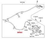Niro De Parkng Brake-cable Assy 2016-2022 Wagon 1.6L Petrol -genuine New Kia. Fixed Price $84.30.