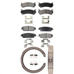 Front Brake Pads Rear Parking Shoes Kit For Chevrolet Silverado 1500 2007 OER4. Fixed Price $97.53.