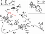 Mercedes-benz W203 Handbrake Cable A2034200485. Fixed Price $46.04.