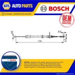 Cable 1987482301 Bosch Parking A2044200985 New. Fixed Price $30.26.