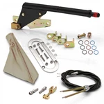 American Shifter Floor Mount Black Emergency Parking Brake -tan Boot Chrome Ring. Fixed Price $316.95.