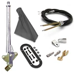 16 Trans Mnt E-brake Handlegray Boot, Blk Ring, Cable Kit, Ford Clevis. Fixed Price $549.95.