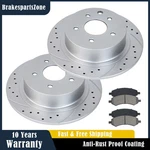 Rear Rotors And Pads For Nissan Altima Juke Slotted Drilled Brakes 291MM. Fixed Price $78.85.