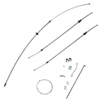 Parking Brake Cable Kit With Intermediate 1970-71 Dodge Challenger Ss. Fixed Price $197.00.