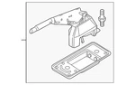 Genuine Audi Parking Brake Handle Assembly 8E0-711-303-L. Fixed Price $281.99.
