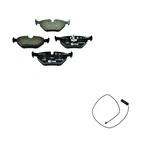 Hella Rear Low-met Disc Brake Pad W/sensor Kit For Bmw E36 M3 1995-1999 Coupe. Fixed Price $52.95.