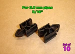 Set Of 10 Single Plastic Brake Line Pipe Mounting Holder Clips 5.0MM 3/16 Black. Fixed Price $13.50.
