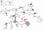 Mercedes-benz Glc X253 Brake Line A2534200826 No Import Duties To. Fixed Price $74.21.