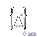 Fits Mitsubishi Colt 1984-1988 Hand Brake Cable Rear Mity MB256179. Fixed Price $31.99.