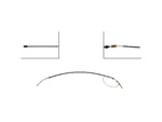 For 1978 Toyota Celica Parking Brake Cable Rear Left Dorman 21183CPNK. Fixed Price $64.07.