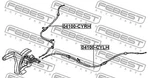 Febest 04100-CYRH Parking Brake Cable For Mitsubishi Lancer 2006-2017. Fixed Price $48.99.
